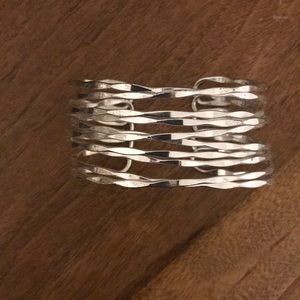 Sterling silver cuff